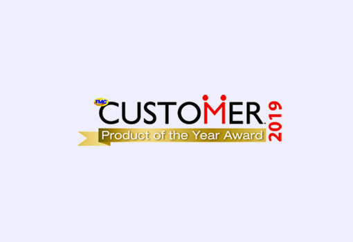 TMC Customer Magazine 2019 Products of the Year logo TMC Customer Magazine 2019 Products of the Year